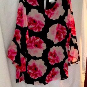Calvin Klein chiffon ladies top